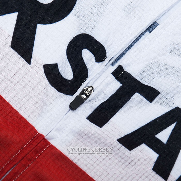 2021 Cycling Jersey R Star White Red Short Sleeve And Bib Short